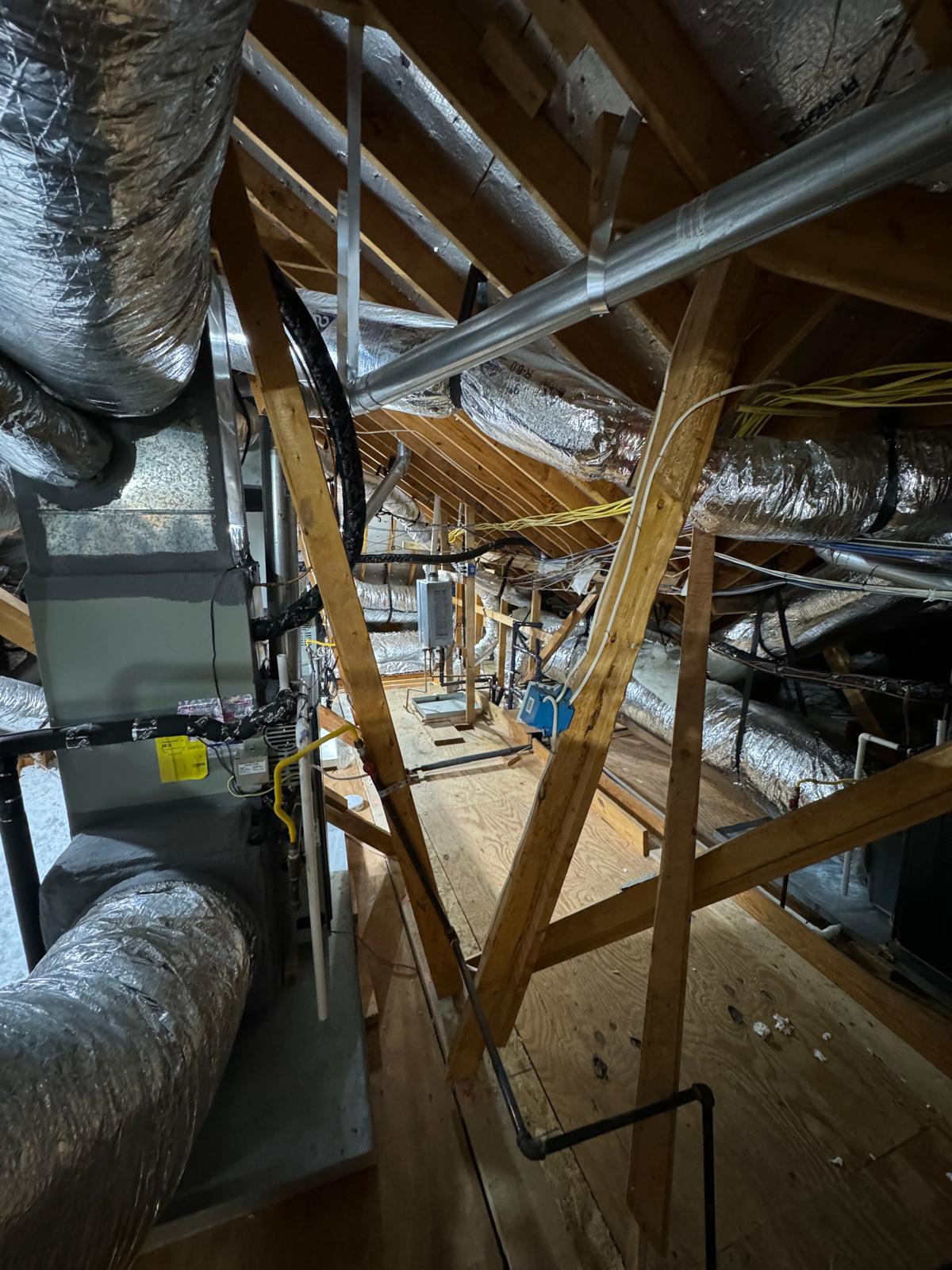 Ductwork - attic hvac duct installation houston tx